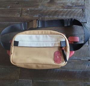 Coach Multicolor Belt Bag with Logo Detail